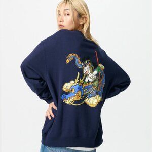 UNIQLO UT x DRAGON BALL / DRAGON BALL DAIMA Sweatshirt Navy Size L